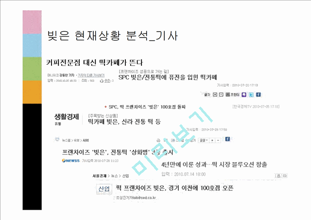 1500원][이미지마케팅 성공 사례] 프랜차이즈 떡집 `빚은`의 이미지 마케팅 성공 사례 분석.ppt